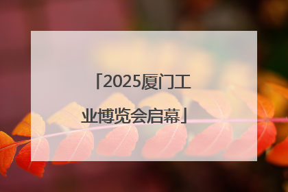 2025厦门工业博览会启幕