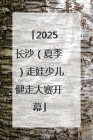 2025长沙（夏季）走娃少儿健走大赛开幕