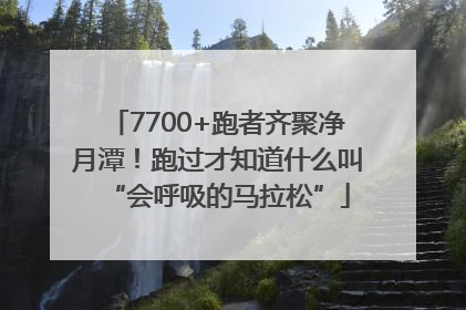 7700+跑者齐聚净月潭！跑过才知道什么叫“会呼吸的马拉松”